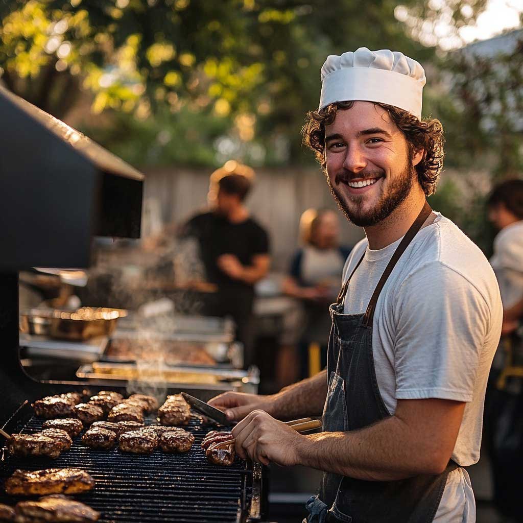 grigliata di carne con barbecue prodotto da vibrok